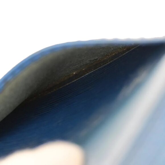 LOUIS VUITTON LV Logo Speedy 30 Travel Hand Bag Epi Leather Blue M43005 35SH811 - Picture 11 of 16